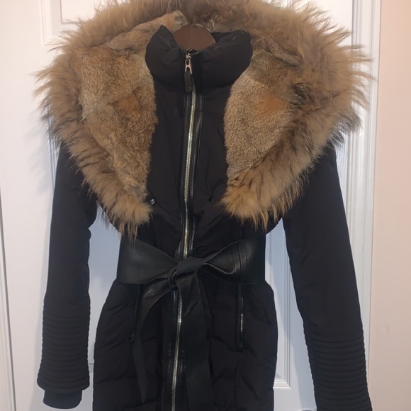 COPY - MODA WOMEN'S DOWN PUFFER WITH FUR XS - Picture 5 of 6